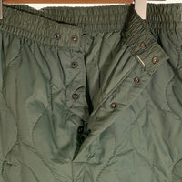 70's U.S.AIR FORCE 米軍 CWU-9/P キルティングライナーパンツ オリーブ MIL-L-27546C 74年会計 Size M 福生店