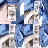 SUPREME シュプリーム 24AW Satin Applique Hooded Sweatshirt サテンアップリケ プルオーバースウェットパーカー フーディ ライトブルー Size L 福生店