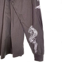 RHCP ANTHONY KIEDIS L/S T-SHIRT レッチリ アンソニー・キーディス タトゥープリント ロングスリーブTシャツ チャコールグレー フリーウェイ 現行品 Size XXL 福生店