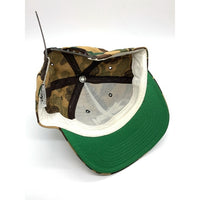 STUSSY ステューシー CAPZ ストックロゴ刺繡 カモフラージュ 6パネルキャップ スナップバック キャンバス地 オールド 白タグ USA製 福生店