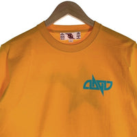 Dagda Leathers ダグダレザーズ プリントTシャツ 袖刺繡 イエロー 旧マッコイ 滝沢氏 1 Size S 福生店