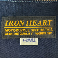 IRON HEART アイアンハート ウォバッシュストライプ デニムウエスタンシャツ ネイビー SizeXS 瑞穂店