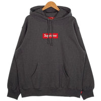 SUPREME シュプリーム 21AW Box Logo Hooded Sweatshirt ボックスロゴ スウェットパーカー チャコール Size L 福生店