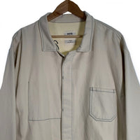 ATRCTR アトラクター Washed locomotive jacket 25 ウォッシュドロコモーティブジャケット カバーオール 刺繡 ホワイト Size 2 福生店