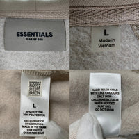 FOG ESSENTIALS エッセンシャルズ バックラバーロゴプリント ジップアップ スウェットパーカー カーキ Size L 福生店