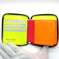 COMME des GARCONS コムデギャルソン SUPER FLUO-PINK ジップウォレット ピンク SA2100SF 福生店