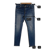 junhashimoto ジュンハシモト NEW CARROT FIT DENIM ニューキャロットフィット デニムパンツ ストレッチスキニー ウォッシュ/ペンキ加工 1082310001 Size 5 福生店