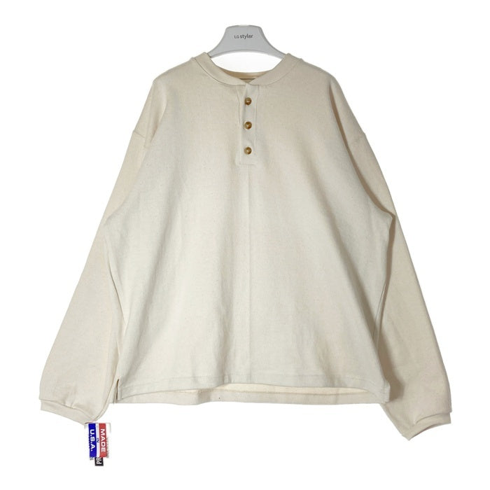 CAMBER キャンバー X-TREME JERSEY 3-BUTTON HENLEY ヘンリーネック エクストリームジャージ トレーナー ナチュラル  Size 2XL 瑞穂店