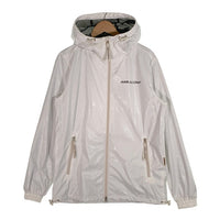 MARK&LONA マークアンドロナ 22FW Maze Multiple Hood Jacket ポリエステル フーデッドジャケット ホワイト ロゴプリント 薄手 MLM-2C-AD01 Size 48 福生店
