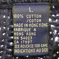 GAP ギャップ 香港製 オールド コットン ケーブル編み セーター ネイビー sizeL 瑞穂店