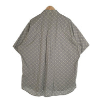 NEIGHBORHOOD ネイバーフッド 22SS モノグラム ショートスリーブシャツ グレー 221TSNH-SHM07 Size XL 福生店