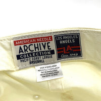 AMERICAN NEEDLE アメリカンニードル LA ロサンゼルス ベースボールキャップ ホワイト ブルー 福生店