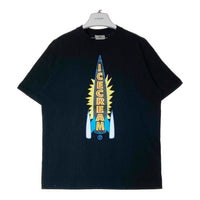 BILLIONAIRE BOY CLUB ビリオネアボーイズクラブ レインボーロゴ ロケット Tシャツ ブラック sizeL 瑞穂店