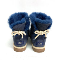 UGG アグ 1006493 W SELENE セリーヌ ショート ムートンブーツ ネイビーsize25cm 瑞穂店