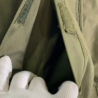 80's U.S.ARMY 米軍 ヘリクルー ジャケット オリーブ ロケットTALON Size M 相当 福生店