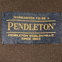 PENDLETON ペンドルトン ウールシャツ ブラウン RK354 厚手 Size L 相当 福生店