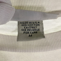 90`s BANANA REPUBLIC バナナリパブリック プリント ポケットTシャツ ホワイト USA製 Size M 福生店