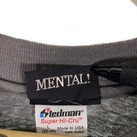 90's Anarchic Adjustment アナーキックアジャストメント aサークルA 両面プリント Tシャツ チャコールグレー USA製 Stedman Size L 福生店