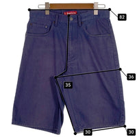 SUPREME シュプリーム 24SS Baggy Denim Short バギーデニムショーツ ハーフパンツ パープル Size 30 福生店