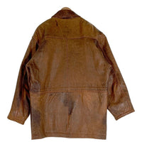 RESERVATION TICKET リザベーションチケット レザージャケット ブラウン 73405 Size L 福生店