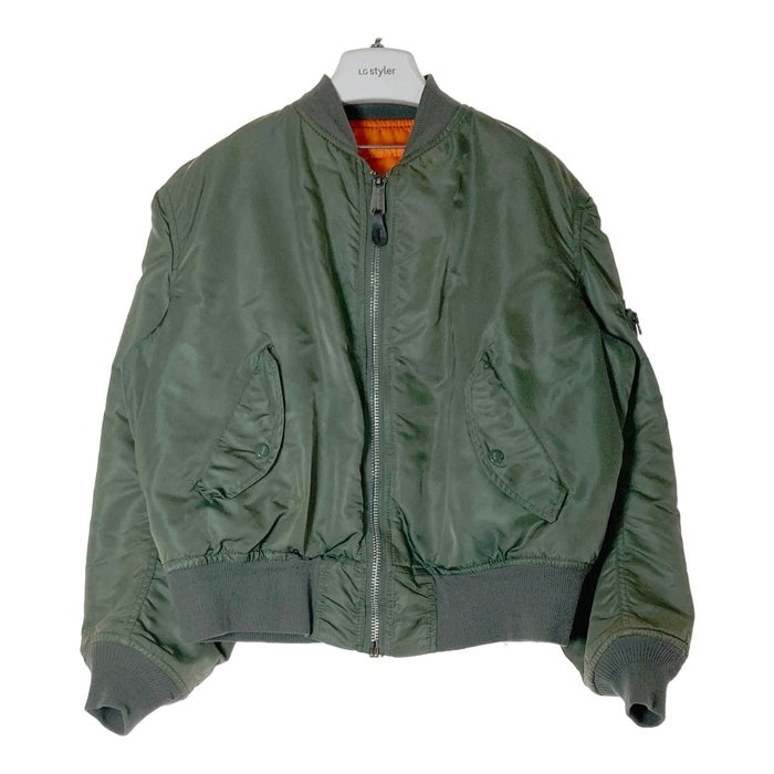 ★80s~ USA製 ALPHA INDUSTRIES MA-1 L オリーブ ALPHA INDUSTRIES アルファインダストリーズ USA製 80's 初期