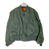 ALPHA INDUSTRIES アルファインダストリーズ USA製 80's 初期タグ IDEAL MA-1 フライトジャケット オリーブ sizeM 瑞穂店