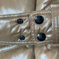 BURBERRY BLUE LABEL バーバリーブルーレーベル FRF01-532-50 ファー付きダウンジャケット ブラウン size38 瑞穂店