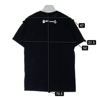 A BATHING APE アベイシングエイプ STUSSY ステューシー 13FW SHARKMAN TEE シャークマン Tシャツ ブラック sizeM 瑞穂店