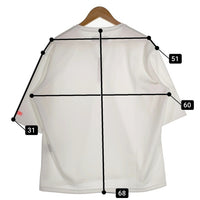 felkod フィルコッド Key Neck Over Size Tee キーネック オーバーサイズ Tシャツ ホワイト ポリエステル Size M 福生店
