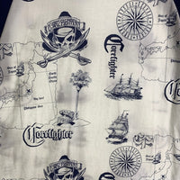 CORE FIGHTER コアファイター ラグランスリーブ マルチプリント Tシャツ ホワイト ネイビー 1 Size M 福生店