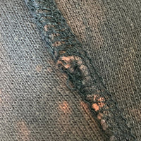 KEBOZ ケボズ ブリーチ加工 ロゴ パーカー ネイビー sizeM 瑞穂店