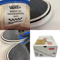 VANS ヴァンズ SUPREME シュプリーム VN0A5KRXCRB 21FW SKATE OLD SKOOL オールドスクール スニーカー ブルー size26.5cm 瑞穂店