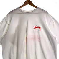 STUSSY ステューシー Skate Tough Tee 半袖 プリント Tシャツ ホワイト Size XL 福生店