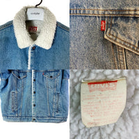 Levi's リーバイス 70609-0214 USA製 ボタン裏527 デニムボアジャケット ライトインディゴ sizeXL 瑞穂店