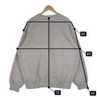 SUPREME シュプリーム 24SS Estabished Crewneck エスタブリッシュド クルーネックスウェットトレーナー グレー プリント Size XL 福生店