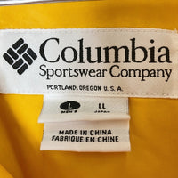 Columbia コロンビア 中綿アノラックパーカー イエロー sizeL※袖口汚れあり 瑞穂店