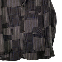 BEAMS+ ビームスプラス ウール ナイロン 3B テーラードジャケット グレー 19F-BP020 Size M 福生店