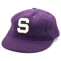 EBBETS FIELD FLANNELS エベッツフィールドフランネルズ 6パネルキャップ Sワッペン パープル Size 7 5/8 (60.6cm) 福生店