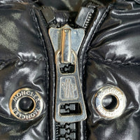 MONCLER モンクレール LANOUX GILET LANOUX VEST ロゴワッペン ダウンベスト ブラック D20914333005 Size 3 福生店