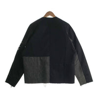 THRIFTY LOOK スリフティー ルック 再構築 DENIM REMAKE ENGINEERED JACKET デニム リメイク エンジニア ジャケット ブラック Size XL相当 福生店
