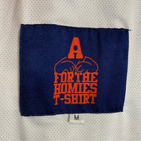 FOR THE HOMIES MF DOOM ドゥーム プリント メッシュTシャツ リバーシブル ホワイト ブラック Size M 福生店