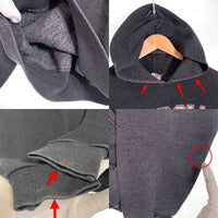 90's~ GEORGIA プリント プルオーバースウェットパーカー チャコールグレー Size L 福生店