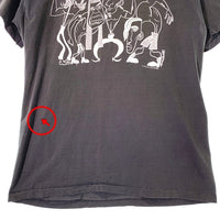 90's Red Hot Chili Peppers レッドホットチリペッパーズ Picasso ピカソ プリントTシャツ ブラック giant Size XL 福生店