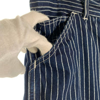 JOE McCOY ジョーマッコイ 8HOUR UNION ウォバッシュストライプ ワーク ショートパンツ ネイビー Size 32 福生店