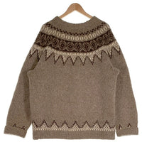 70's Made Especially ノルディック セーター グレー Size L XL相当 福生店