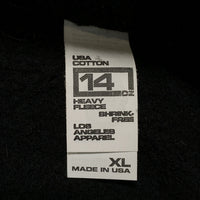 Los Angeles apparel ロサンゼルスアパレル 14oz プルオーバースウェットパーカー ヘビーウェイト ブラック Size XL 福生店