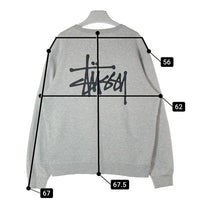 STUSSY ステューシー ショーンフォント スウェットトレーナー グレー sizeL 瑞穂店