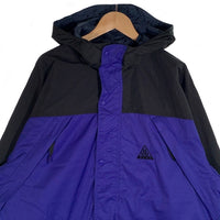 90's~ NIKE ナイキ ナイロン ジップアップジャケット ネイビー 中綿 H60207PAS マレーシア製 Size L 福生店