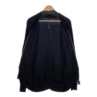 NIKE Every Stitch Considered ナイキ エブリ ステッチ コンスィダー ジップアップ リブ セーター ブラック コットン シルク カシミヤ Size M 福生店