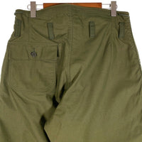 U.S.NAVY 米軍 A-2 DECK TROUSERS デッキトラウザー パンツ オリーブ 8415-01-013-4835 79年会計 Size M 福生店